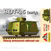 35407 AMG 1/35 Тяжелый бронированный железнодорожный вагон БДТ-35 (ранний)