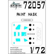 72057 SX-Art 1/72 Paint Mask K@-50 (Hobbyboss)