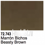 Vallejo Beasty Brown 72743