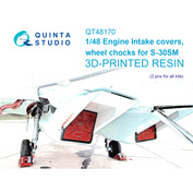 QT48170 Quinta Studio 1/48 Заглушки и колодки для Суххой-27/30/35