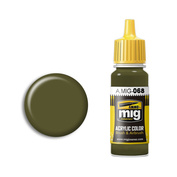 AMIG0068 Ammo Mig Краска акриловая IDF GREEN (зелёный камуфляжный)