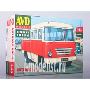 4023AVD AVD models 1/43 Сборная модель Автобус КАГ-3