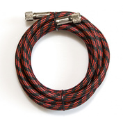 1401 Jas Hose in textile braid G1/8xg1/8, length 1,8 meters