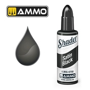 AMIG0758 Ammo Mig МАТОВЫЙ ШЕЙДЕР Сатиновый чёрный / MATT SHADER Satin Black