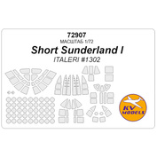 72907 KV Models 1/72 Short Sunderland I / III (ITALERI #1302, #1352)