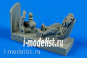 480 077 Aires 1/48 Набор дополнений German WWII Luftwaffe pilot with seat for Bf 109E