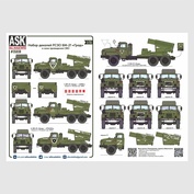 ASK35038 All Scale Kits (ASK) 1/35 Комплект декалей для РСЗО БМ-21 