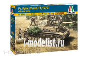 6548 Italeri 1/35 Танк Pz.Kpfw. IV Ausf.F1/F2/G EARLY WITH REST CREW