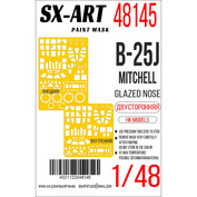 48145 SX-Art 1/48 Окрасочная маска B-25J Mitchell 