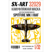 32029 SX-Art 1/32 Камуфляжная маска Spitfire Mk. I RAF (Kotare)