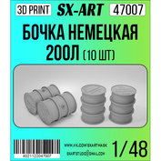 47007 SX-Art 1/48 Бочка 200 л Германия (6 шт.)