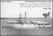 КВ70087 Комбриг 1/700 USS Wilmington PG-8 Gunboat, 1897