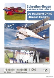 SB610 Schreiber-Bogen 1/24 De Havilland DH 89