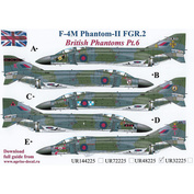 UR48225 UpRise 1/48 Декали для F-4M Phantom-II FGR.2, British Phantoms Pt.6