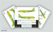 320-036 Ascensio 1/144 Decal for Airbus A320 S7 Airlines (Sibir 2019)
