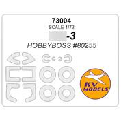 73004 KV Models 1/72 Yakovlev-3 (HOBBYBOSS #80255) + маски на диски и колеса