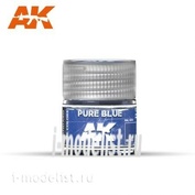 RC010 AK Interactive Краска акриловая Pure Blue (синий) 10ml