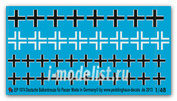 ep 1074 Peddinghaus-decals 1/48 Decal German tank crosses