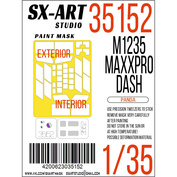 35152 SX-Art 1/35 Paint Mask M1235 MaxxPro Dash (Panda)