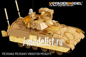 PE35443 Voyager Model 1/35 Фототравление для Modern US M2A2 ODS Infantry Fighting Vehicle side skirts 