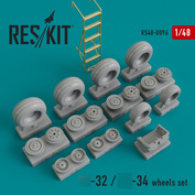RS48-0096 RESKIT 1/48 su-32 / su-34 resin wheels