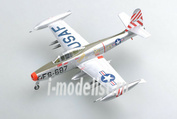 37108 Easy model 1/72 Собранная и покрашенная модель   самолет  F-84E, 