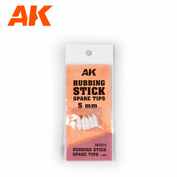 AK9319 AK Interactive Запасные наконечники для втирающей палочки диаметром 5 мм / 5mm Rubbing Stick Spare Tips