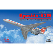 14406 ICM 1/144 Passenger aircraft German air force Ilyushin-62M