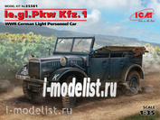35581 ICM 1/35  le.gl.Einheits-Pkw Kfz.1, WWII German Light Personnel Car 