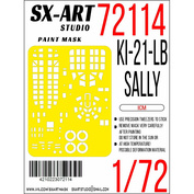 72114 SX-Art 1/72 Paint Mask Ki-21-lb Sally (ICM)