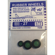 7236 Elf Production 1/72 Wheel rubber Dry-27