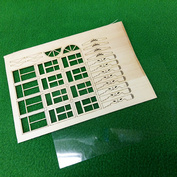 5120 СВмодель 1/35 Набор для изготовления деревянных окон в 1:35 - 4 шт.