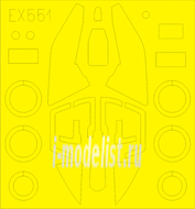 EX551 Eduard 1/48 Окрасочная маска для С-17 M3/ M4
