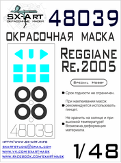 48039 SX-Art 1/48 48039 Окрасочная маска Reggiane Re.2005 (Special Hobby)