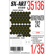 35136 SX-Art 1/35 Bergepanzer 2A2 Paint Mask (Takom)