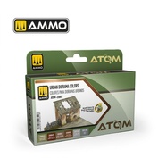 ATOM20851 Ammo Mig Набор ATOM Цвета городской диорамы / ATOM Urban Diorama Colors (6 цветов)