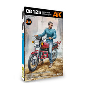 AK35027 AK Interactive 1/35 Японский мотоцикл CG125