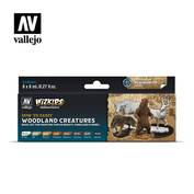 80254 Vallejo Набор красок Wizkids Обитатели лесов / Woodland Creatures