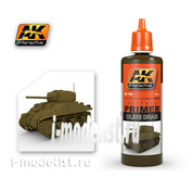 AK182 AK Interactive Primer olive (OLIVE DRAB PRIMER), 60 ml.