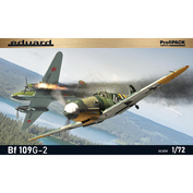 70156 Eduard 1/72 Немецкий истребитель Bf 109G-2 (ProfiPACK)