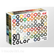 C3004 ICM Набор акриловых красок «Палитра 80 цветов»