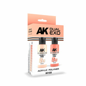 AK1550 AK Interactive Paint Set Dual Exo - 8A Shimmering Pink & 8B Charred Pink