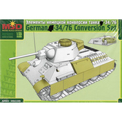 35035 Макет 1/35 Элементы немецкой конверсии танка 34/76