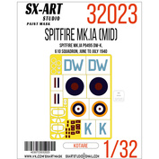 32023 SX-Art 1/32 Окрасочная маска Spitfire Mk. I Р9495 DW-K (Kotare)
