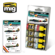 AMIG7227 Mig Ammo acrylic Set of paints of the SPANISH CIVIL WAR - REPUBLICAN PLANES