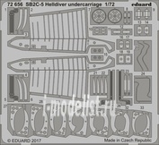 72656 Eduard 1/72 Фототравление для SB2C-5 Helldiver шасси