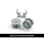 B35003 Miniarm 1/35 is-1/2, ISU-152 drive sprockets and mud cleaners