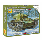 6141 Zvezda 1/100 Soviet heavy tank KV-1 model 1940 (For the game 