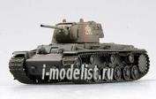 36292 Easy model 1/72 Собранная и покрашенная модель  танк  КВ-1 мод. 1942 г. 