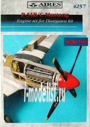 4257 Aires 1/48 Набор дополнений P-51B/C Mustang engine set